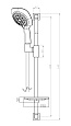 Комплект аксессуаров Lemark LM8068C для душа