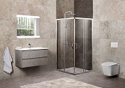 Душевой уголок BelBagno 850*850 UNIQUE-A-2-85/100-C-Cr