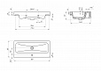 Раковина мебельная Cersanit 1 отв. MODUO 80 узкая S-UM-MOD80SL/1 (60824)