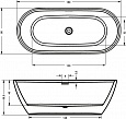 Акриловая ванна Riho INSPIRE 180x80 Velvet Белый, B085001105 (BD0210500000000)