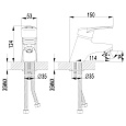 Смеситель Lemark Luna LM4106C для раковины