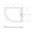 TRAY-AS-RH-100/80-30-W-R Поддон из искусственного мрамора