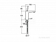 Смеситель Roca Pals для раковины с донным клапаном 5A306DC00