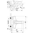 Смеситель Lemark Unit LM4502C для ванны