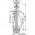 Сливная арматура Alcaplast Белая A08A