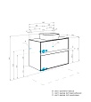 Тумба под раковину AQUATON Либерти 100 2 ящика, дуб эльвезия 1A279601LYC70