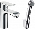 Набор для биде Hansgrohe Metris со сливным клапаном Push-Open 31285000