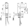 Смеситель Lemark Plus Grace LM1506С для раковины