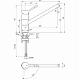 Cмеситель для кухонной мойки Ideal Standard CERALOOK BC295GN