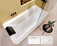 Акриловая ванна Riho STILL SHOWER 180х80, заполнение через перелив, B103023005 (BD20C0500000000)