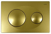 Кнопка смыва Azario двойная, золото глянец (AZ-8200-0014)