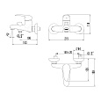 Смеситель Lemark Pramen LM3314C для ванны