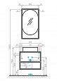 Тумба под раковину Aquaton Лофт Фабрик 65 дуб кантри 1A242301LTDY0