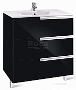 Тумба под раковину Roca Victoria Nord Black Edition 60 3 ящика ZRU9302832