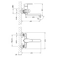 Смеситель Lemark Point LM0317C универсальный