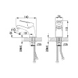 Смеситель для умывальника,  Milardo Amur, AMUSB00M01