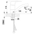 Смеситель Lemark Pramen LM3307C для раковины