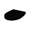 Крышка для чаши Roca Victoria Nord Soft Close черная+белая ZRU9302627 петли хром