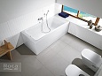 Акриловая ванна Roca Easy 180x80 прямоугольная белая 248618000