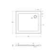 TRAY-M-AH-90/80-35-W Поддон SMC