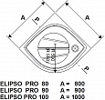 Душевой поддон Ravak Elipso Pro Flat 90х90 XA237711010