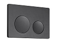 Кнопка смыва EvaGold 03, пластик круг серый матовый для инсталляции EvaGold 400 и EvaGold 500