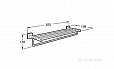 Полотенцедержатель Roca с полкой Victoria 816660001