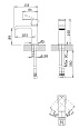 Смеситель на раковину CEZARES PORTA-LS1-01-W0