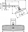 Верхний душ Hansgrohe Raindance E 360 Air 27371000