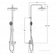 Душевая стойка Roca Even-M Square 5A9B90C00