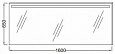 Зеркало Jacob Delafon Parallel 160x65 EB1422-NF