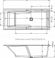 Акриловая ванна Riho STILL SHOWER ELITE 180x80 правая PULG&PLAY, B103009005 (BD1700500000000)
