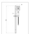 Душевой комплект Bravat D170BW-ENG