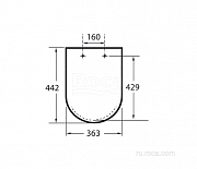 Крышка для чаши Roca Debba Soft Close 8019D2004