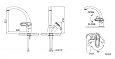 Смеситель для кухни Bravat Loop F7124182CP-RUS