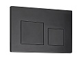 Кнопка смыва EvaGold 05, пластик квадрат серый матовый для инсталляции EvaGold 400 и EvaGold 500