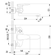 Смеситель Lemark Status LM4414C для ванны