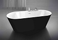 Акриловая ванна BelBagno 1780*840, внешняя поверхность черная, BB14-NERO/BIA
