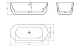 Акриловая ванна BELBAGNO BB706-1800-800