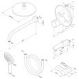 FP85A10020 X-Joy TouchReel, набор: нажимной см-ль д/в/душа, верхний душ 220 мм, держатель д/верхн.ду