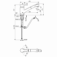 Смеситель для кухонной мойки Ideal Standard ACTIVE B8435AA
