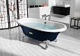 Чугунная ванна Roca Newcast темно-синяя, anti-slip 170x85 233650004