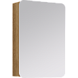 Зеркальный шкаф с одной дверью(петли установлены слева)