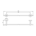 Держатель для полотенец PAINI Pixel 400 мм., хром (CR)