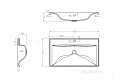 Раковина Aquaton Айрис 80 белая 1A722931AG010