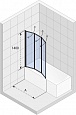 Шторка на ванну Riho ALTA,  G008001111 (GI0100100)