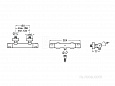 Смеситель Roca T-500 для душа, термостатический, 5A2E18C00