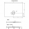 Акриловый душевой поддон Riho Basel 434 140x100 белый + сифон,  D005042005 (DC380050000000S)