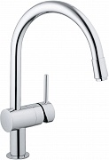 Смеситель для кухни Grohe Minta с выдвижным изливом 32918000