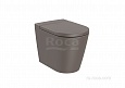 Чаша напольного унитаза Roca Inspira Round, 560 Rimless, кофейный 347526660